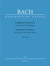 Goldberg Variations, BWV 988 piano sheet music cover